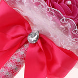 Maxbell Wedding Bride Artificial Foam Lace Flower Bouquet Wedding Decor Rose