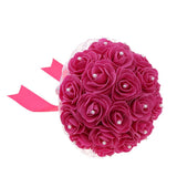 Maxbell Wedding Bride Artificial Foam Lace Flower Bouquet Wedding Decor Rose