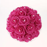 Maxbell Wedding Bride Artificial Foam Lace Flower Bouquet Wedding Decor Rose