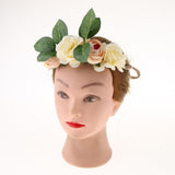 Maxbell Beach Headband Flower Hair Wreaths Wedding Headwear Headpiece Champagne