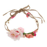 Maxbell Summer Beach Headband Flower Hair Wreaths Wedding Headwear Women Headpiece