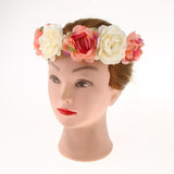 Maxbell Wedding Headband Flower Hair Wreaths Flower Floral Crown Headpiece Elegant