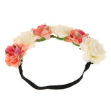 Maxbell Wedding Headband Flower Hair Wreaths Flower Floral Crown Headpiece Elegant