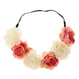 Maxbell Wedding Headband Flower Hair Wreaths Flower Floral Crown Headpiece Elegant
