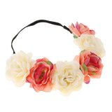Maxbell Wedding Headband Flower Hair Wreaths Flower Floral Crown Headpiece Elegant