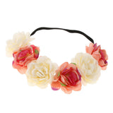 Maxbell Wedding Headband Flower Hair Wreaths Flower Floral Crown Headpiece Elegant