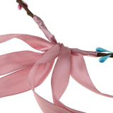 Maxbell Wedding Flower Forehead Garland Bracelet Hand Flowers Accessories Red