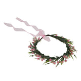 Maxbell Bridal Silk Flower Wreath Headband Hairband Wedding Hair Accessories