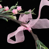 Maxbell Bridal Silk Flower Wreath Headband Hairband Wedding Hair Accessories
