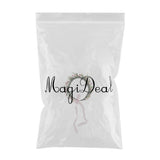 Maxbell Bridal Silk Flower Wreath Headband Hairband Wedding Hair Accessories
