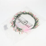 Maxbell Bridal Silk Flower Wreath Headband Hairband Wedding Hair Accessories