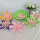 Maxbell Artificial Foam Flower Craft Birthday Wedding Party Decoration Yellow