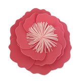 Maxbell DIY Foam Flowers Wall Art Backdrop Decor Wedding Background Decor  Red