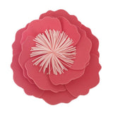 Maxbell DIY Foam Flowers Wall Art Backdrop Decor Wedding Background Decor  Red