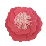 Maxbell DIY Foam Flowers Wall Art Backdrop Decor Wedding Background Decor  Red