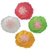 Maxbell DIY Foam Flowers Wall Art Backdrop Decor Wedding Background Decor  Red