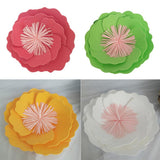 Maxbell DIY Foam Flowers Wall Art Backdrop Decor Wedding Background Decor  Red