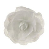 Maxbell Artificial Fabric Rose Flower Bouquet Wedding Bouquet DIY Decor White