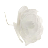 Maxbell Artificial Fabric Rose Flower Bouquet Wedding Bouquet DIY Decor White