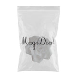 Maxbell DIY Foam Flowers Wall Art Backdrop Decor Wedding Photo Prop Decor White