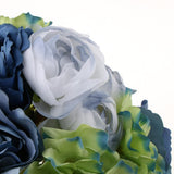 Maxbell Artificial Bridal Bouquet Flower Wedding Party Flower Girl Supply Blue