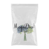Maxbell Artificial Bridal Bouquet Flower Wedding Party Flower Girl Supply Blue