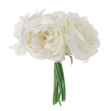 Maxbell Artificial Bridal Bouquet Flower Wedding Party Flower Girl Supply White
