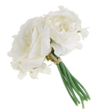 Maxbell Artificial Bridal Bouquet Flower Wedding Party Flower Girl Supply White