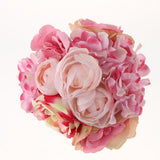 Maxbell Artificial Bridal Bouquet Flower Wedding Party Flower Girl Supply Pink