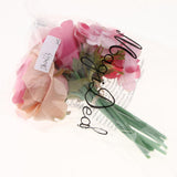 Maxbell Artificial Bridal Bouquet Flower Wedding Party Flower Girl Supply Pink