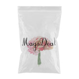 Maxbell Artificial Bridal Bouquet Flower Wedding Party Flower Girl Supply Pink
