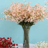 Maxbell Silk Orchid Flower Wedding Party Bouquet DIY Crafts Home Decor Champagne