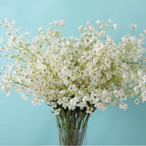 Maxbell Silk Orchid Flower Wedding Party Bouquet DIY Crafts Home Decor White