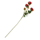 Maxbell Artificial Rose Silk Flower Bridal Bouquet for Home Wedding Decor Red