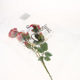Maxbell Artificial Rose Silk Flower Bridal Bouquet for Home Wedding Decor Red