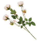Maxbell Artificial Rose Silk Flower Bridal Bouquet for Home Wedding Decor Champagne