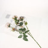 Maxbell Artificial Rose Silk Flower Bridal Bouquet for Home Wedding Decor Champagne