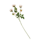 Maxbell Artificial Rose Silk Flower Bridal Bouquet for Home Wedding Decor Champagne