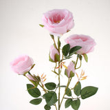Maxbell Artificial Rose Silk Flower Bridal Bouquet for Home Wedding Decor Pink