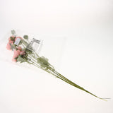 Maxbell 8 Heads Artificial Silk Flowers Leaf Rose Wedding Floral Decor Bouquet Pink