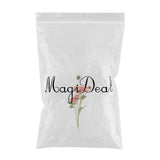 Maxbell 8 Heads Artificial Silk Flowers Leaf Rose Wedding Floral Decor Bouquet Pink