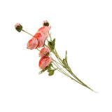 Maxbell 8 Heads Artificial Silk Flowers Leaf Rose Wedding Floral Decor Bouquet Pink