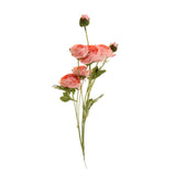 Maxbell 8 Heads Artificial Silk Flowers Leaf Rose Wedding Floral Decor Bouquet Pink