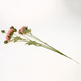 Maxbell 8 Heads Artificial Silk Flowers Leaf Rose Wedding Floral Decor Bouquet Pink