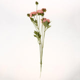 Maxbell 8 Heads Artificial Silk Flowers Leaf Rose Wedding Floral Decor Bouquet Pink