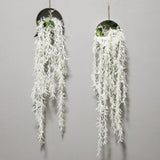Maxbell Artificial Flowers Hanging Garland Vine Wedding Party Home Decoration White
