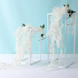Maxbell Artificial Flowers Hanging Garland Vine Wedding Party Home Decoration White