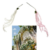 Maxbell Artificial Flowers Hanging Garland Vine Wedding Party Home Decoration White