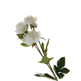 Maxbell Artificial Silk Peony Flower DIY Bouquet Wedding Home Decoration White