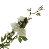 Maxbell Simulation Silk Rose Flower DIY Bouquet Wedding Home Decoration White